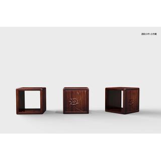 通配小件-小房凳 材质 非洲紫檀 规格 400x400x400  2900/1件