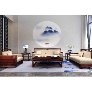 26回纹系列 沙发   材质 非洲紫檀     规格 35802470     11.5万6件